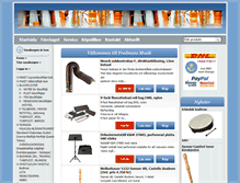 Tablet Screenshot of fredmansmusik.com